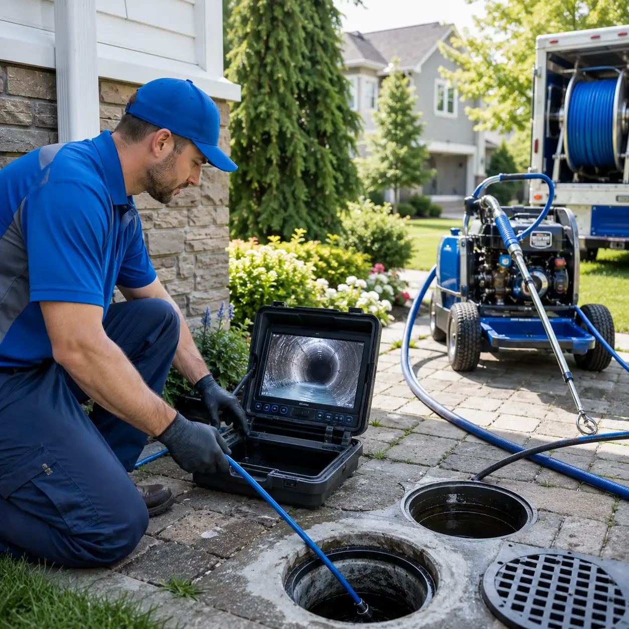 Outdoor drain cleaning professionals serving Waterloo, NY